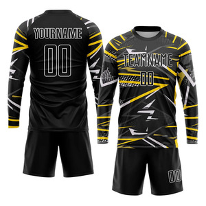 Maillot de football personnalisé pour homme, best-seller 2025, uniforme d'entraînement pour joueur, 100% polyester, antibactérien, respirant, pour équipe - Product Image 6
