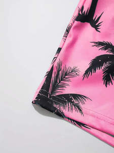 Conjunto informal de verano transpirable para hombre, chándal con capucha y logotipo personalizado con pantalones cortos de color en contraste, conjuntos atléticos estampados - Product Image 3