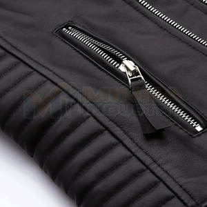 Chaqueta de Cuero de Moda para Hombre, Nueva Llegada, Alta Calidad, el Mejor Diseño, Chaqueta de Cuero de Diseño Personalizado para Invierno - Product Image 5