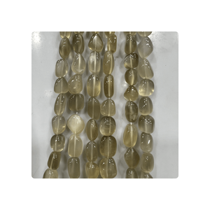 Premium Quality Natural Gray Moonstone <b>Beads</b> Smooth <b>Crystal</b> White Gemstone Nuggets <b>for</b> <b>Jewelry</b> Art Sizes 4mm 8mm 10-15mm - Product Image 3