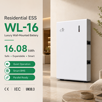 Batterie LiFePO4 divisée CFE-WL-16 16 kWh 51,2 V 314 Ah, plus de 6000 cycles, CAN, pour stockage d'énergie solaire hybride domestique à usage résidentiel