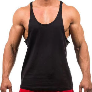 Haute qualité Gym gilet musculation chemises sans manches entraînement Fitness hommes Fitness chemise Singlet maillot de corps T-shirt pour hommes - Product Image 1