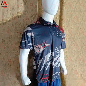 Camisetas de cuello Polo para hombre en negro con logotipo bordado Algodón transpirable Tallas grandes para polos - Product Image 5