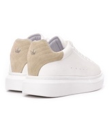 Baskets pour hommes en gros OEM & ODM Chaussures de sport décontractées en cuir véritable pour hommes Baskets d'entraînement à la mode Chaussures de course pour hommes Style
