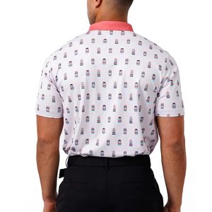 Streetwear d'été pour hommes décontracté Golf pour chemise Jersey manches courtes respirant séchage rapide Plus Design personnalisé Sublimation nouveau - Product Image 2