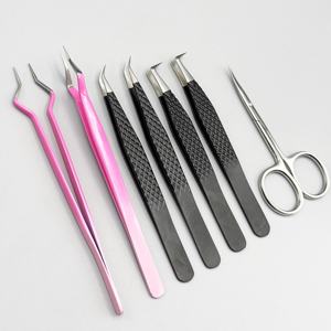 ขนตาสแตนเลสแบบแยกชิ้นปลายแหลมปรับแต่งโลโก้ได้อย่างยั่งยืน - Product Image 5