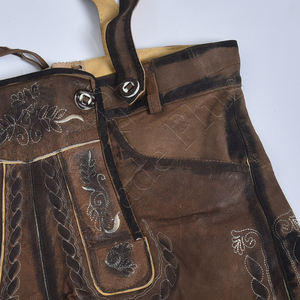 Top Best Quality Lightweight Genuine Leather Oktoberfest Bavarian Lederhosen Wholesale Best Price for Premium Garments - Product Image 4