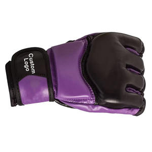 Gants MMA en matériaux durables Gants MMA personnalisés de marque privée Gants MMA demi-doigt de haute qualité à lacets faciles à porter à vendre - Product Image 3