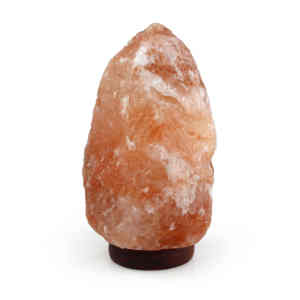 Lámpara de sal rosa del Himalaya hecha a mano de Pakistán - Product Image 2