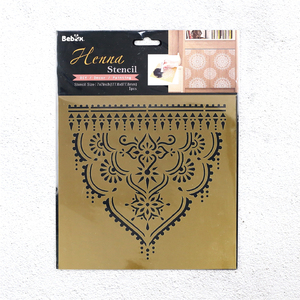 Juego de Plantillas de Henna con Diseño Floral de Mandala para Pintura y Manualidades - Product Image 1