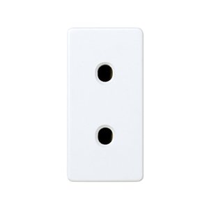 Base bipolare bianca a mezza piastra 250V 16A (Simon 27 27431-64) - Product Image 1