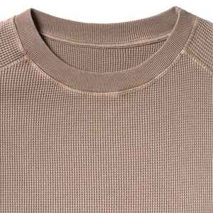 Sweat-shirt unisexe à col rond personnalisé, mélange polyester/coton, surdimensionné, thermique, uni, streetwear d'hiver, sweat-shirt de luxe - Product Image 4