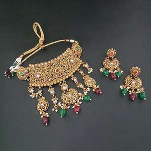 ชุดสร้อยคอทองแดง FBB0138A สร้างสรรค์จริง, โฆษณาหิน Choker ชุดเครื่องประดับที่ดี - Product Image 1