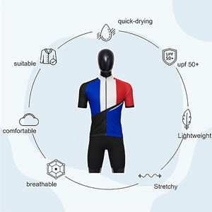 Conjunto de Uniforme de Ciclismo Personalizado Más Vendido para Hombre, Jersey y Pantalones Cortos Transpirables para Adultos, MOQ Bajo, Estilo de Conjunto, Uniforme de Ciclismo de Calidad - Product Image 2