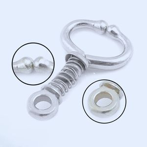 Bull Cow Cattle Ring Lead With Holding Spring Veterinary Instruments Cow Nose Clamp with Spring by pentax surgical - Product Image 4