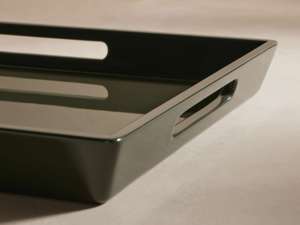 Plateau rectangulaire laqué brillant, plateau de service décoratif, plateau de table basse pour la maison, la cuisine, la salle à manger, pour la décoration intérieure, en provenance du Vietnam - Product Image 2