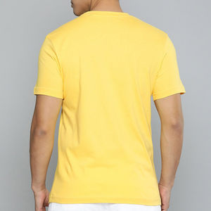 T-shirts pour hommes à manches courtes à séchage rapide en gros, coton, décontractés, unis, à motif uni, ajustés, pour hommes - Product Image 5