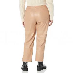 Los últimos pantalones de cuero de lona de talla grande para hombre de invierno, ropa informal de diseño personalizado medio, logotipo Original, precio al por mayor disponible - Product Image 5