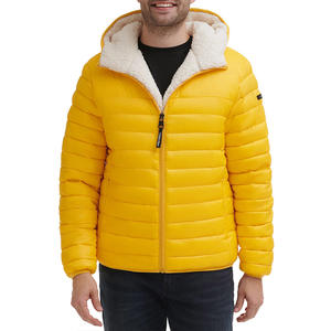 Chaquetas de Hombre Brillantes de Moda, Chaquetas Cortas y Gruesas de Invierno, Chaquetas Bomber Brillantes para Hombre - Product Image 2