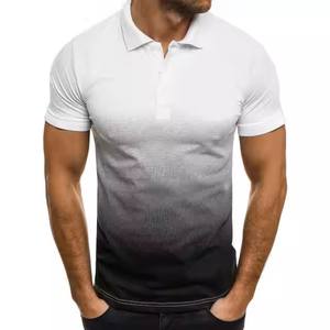 Chemise en jersey à manches courtes pour homme, imprimé, poche sur le devant, logo, séchage rapide, col contrasté, été, décontracté, streetwear, haut tendance - Product Image 4