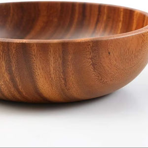 Cuencos desechables de madera Natural hechos a mano de alta calidad para el hogar Hotel restaurante cocina Camping - Product Image 1