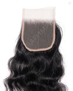 4x4 HD dentelle frontale 100% vierge Remy indien et péruvien cheveux humains naturel brun noir 100 grammes de poids pour les femmes - Product Image 4