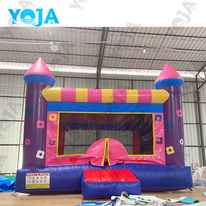 Château gonflable <span class=keywords><strong>pour</strong></span> fête de <span class=keywords><strong>mariage</strong></span> Jumping Dear, toboggan gonflable, 4x4x3.2m, capacité de 600 livres, matériau nylon/PVC, souffleur inclus 1 - Product Image 2