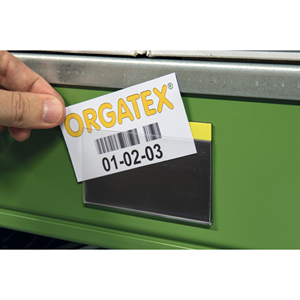 Supporto Etichette Magnetico ColorLabel 48 x 100mm, Trasparente/Blu, 100 pz. / Confezione.- HE238-100/4 - Product Image 3