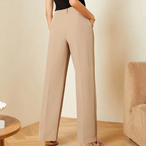 Nuevo Diseño Pantalones de Mujer de Cintura Alta Estilo Traje Holgado y Moderno Tipo Jogger Cargo - Product Image 2