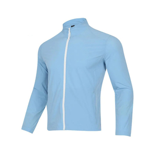 Chaqueta con cuello levantado de invierno de alta calidad para hombre, entrenamiento largo, Fitness, estilo callejero con cremallera, venta de patrón de letras, servicio OEM - Product Image 1