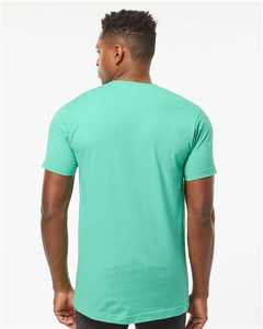 Camiseta Jersey unisex. 4,2 oz Airlume peinado y hilado en anillo de algodón/poliéster camisetas ajuste al por menor camisetas unisex - Product Image 3