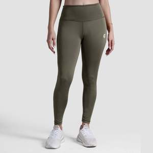Legging de sport slim olive pour femme, taille haute, sans couture, en nylon et élasthanne, idéal pour le yoga et les loisirs, taille XL - Product Image 1