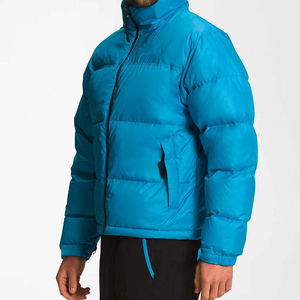 2026 Wholesale Men's Waterproof Bamboo Fiber Lined <b>Fleece</b> Jacket Stand Collar Front Logo Custom Printed Thick Winter Outdoor - Product Image 2