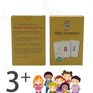 Tarjetas de juego didácticas educativas personalizadas OEM, material de papel impreso <span class=keywords><strong>para</strong></span> estudio de matemáticas, naipes de práctica de revisión - Product Image 2