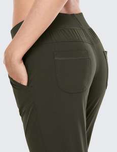 2025 hommes personnalisé taille haute pantalons de survêtement droite strass imprimé plaine teint poche fermetures à glissière Golf inspiré coupe décontractée pantalon - Product Image 4