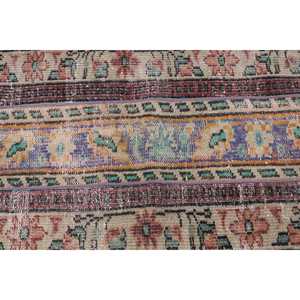 2.1x5.5 ft <b>Runner</b> Turkish Rug, Vintage Rug, <b>Red</b> Blue Moroccan Wool Rug - Product Image 5