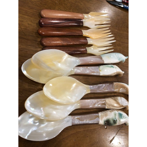 Cuillère en nacre naturelle coquillage Caviar Conque Cuillères fabriquées à la main de haute qualité - Product Image 5