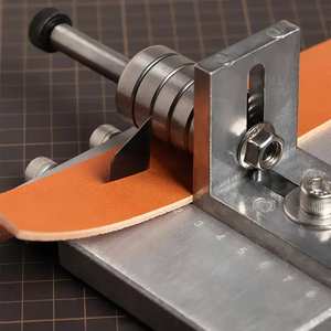Tagliapalline in pelle affilate lame per taglio della striscia regolabile per la lavorazione della pelle fai da te - Product Image 3