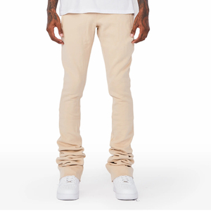 กางเกงขาบานเอวสูงของผู้ชายกางเกงขาบานเอวสูงแบบเรียงซ้อนกันสินค้าใหม่2024ตามสั่งเสื้อผ้าส่วนตัว - Product Image 2