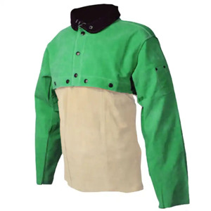 Veste de soudeur en cuir de vachette robuste de qualité supérieure Vêtements de sécurité industrielle réfléchissants avec logo de lutte contre les incendies - Product Image 3