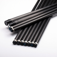 Taco de Billar de Fibra de Carbono de Baja Deflexión, Logotipo Personalizado Disponible, Taco de Fibra de Carbono de Alta Resistencia a la Flexión, Taco de Snooker de Fibra de Carbono