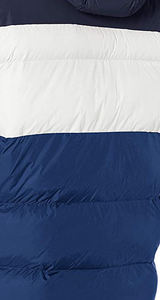 Veste bouffante d'hiver à manches longues à fermeture éclair complète avec logo personnalisé et poches latérales de trois couleurs pour hommes - Product Image 4