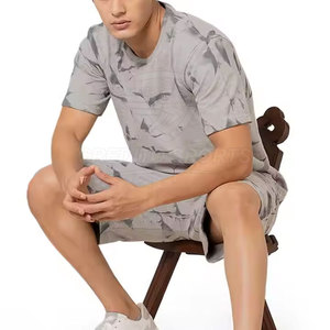 Ensemble short et t-shirt pour homme, style nouveau, vêtements de mode personnalisés, confortable pour l'été - Product Image 5