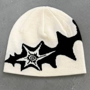 OEM de alta calidad nueva moda calentador suave para adultos acrílico Jacquard invierno personalizado puño tejido impresión completa etiqueta sombrero Beanie - Product Image 6