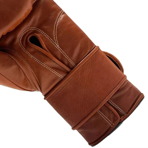 Dernier design arrivé 2025, gants de boxe en cuir de vache Fairtex tendance, marron, haute qualité, unisexe, gants d'entraînement personnalisables - Product Image 5