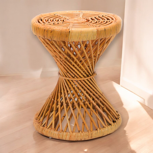 Taburete de Ratán Contemporáneo para el Hogar, Oficina, Sala de Estar, Dormitorio, Apartamento, Comedor, Hotel, Estilo de Ocio - Product Image 2