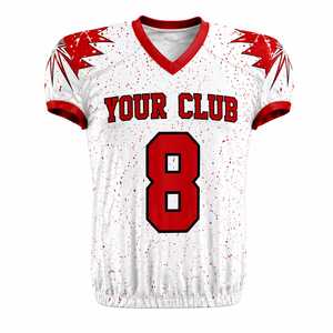 Uniforme de Fútbol Americano de Estilo Único, Nombre del Equipo Personalizado, Ropa Deportiva Transpirable de Manga Corta, Camisetas, Uniformes de Fútbol Americano - Product Image 2