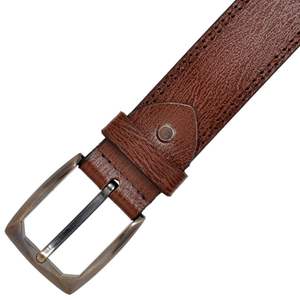 Ceinture en cuir décontracté Grain Hide pour hommes - Product Image 3