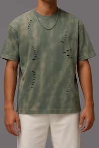 Camiseta personalizada para mujer, moda de gama alta, nueva tendencia, camiseta de manga corta de verano para hombre, servicios OEM/ODM - Product Image 3