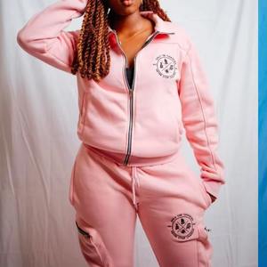 ชุดวอร์มมีซิปสำหรับผู้หญิงคอลเลคชั่นฤดูหนาวดีไซน์ตามสั่ง - Product Image 3